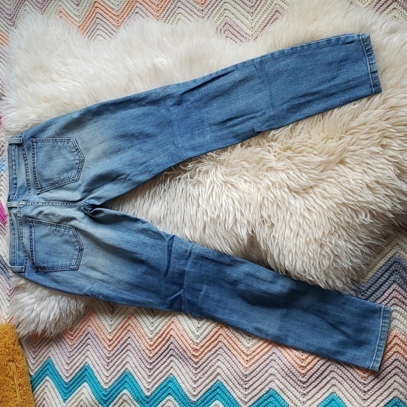 CURRENT/ELLIOT the stiletto size 25 denim blue jeans - Picture 10 of 16
